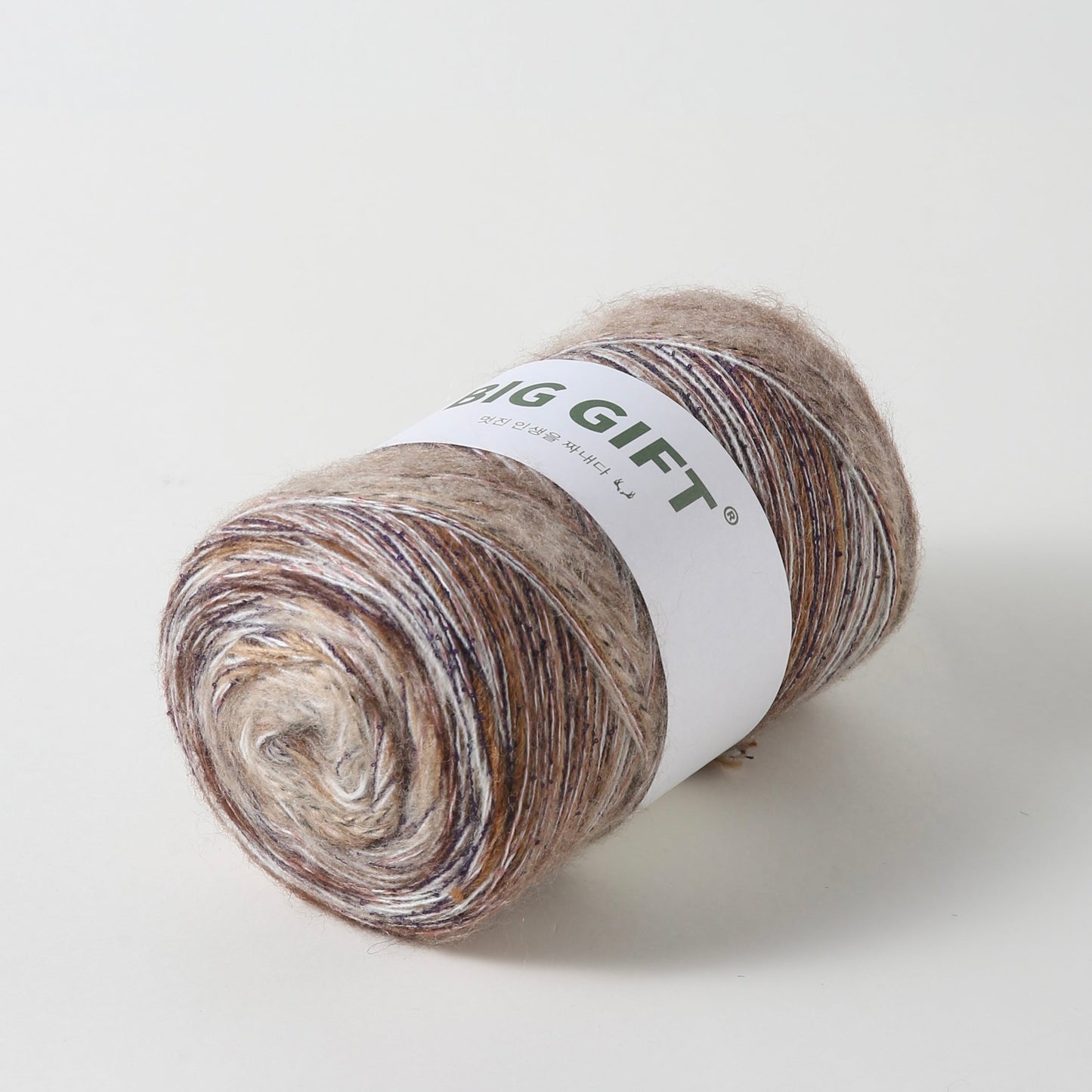Chunky Gradient Knitting Yarn - Big Gift Artisan Wool Blend for Crochet Bags & Hats, Vintage Color Transition (Mauve Ombre)