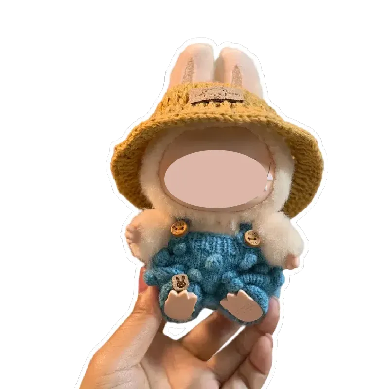 FREE|Crochet WhimsyDoll Overalls & Bucket Hat Set Pattern | Pom - Pom Textured Outfit