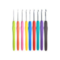 Knit Krazy 14 - Piece Ergonomic Crochet Hook Set | Metal Yarn Hooks for DIY Amigurumi and Sweater Knittin