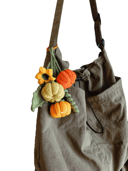 Cute Crochet Pumpkin Keychain Pattern – Beginner-Friendly DIY